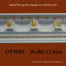 PU Corner Decorative Cornice Crown Moulding for Interior / Exterior